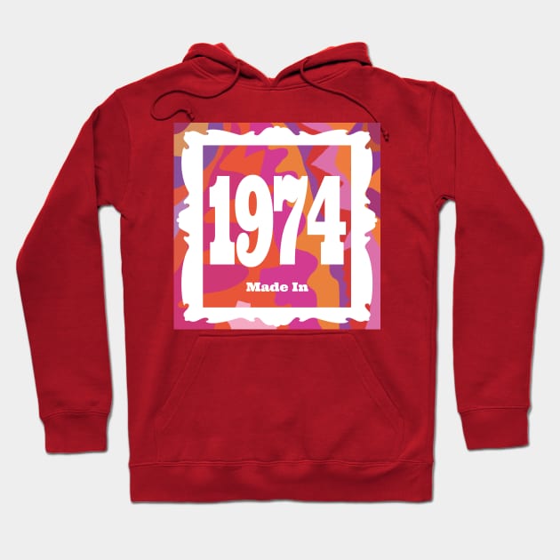 1974 - Made In 1974 Hoodie by EunsooLee